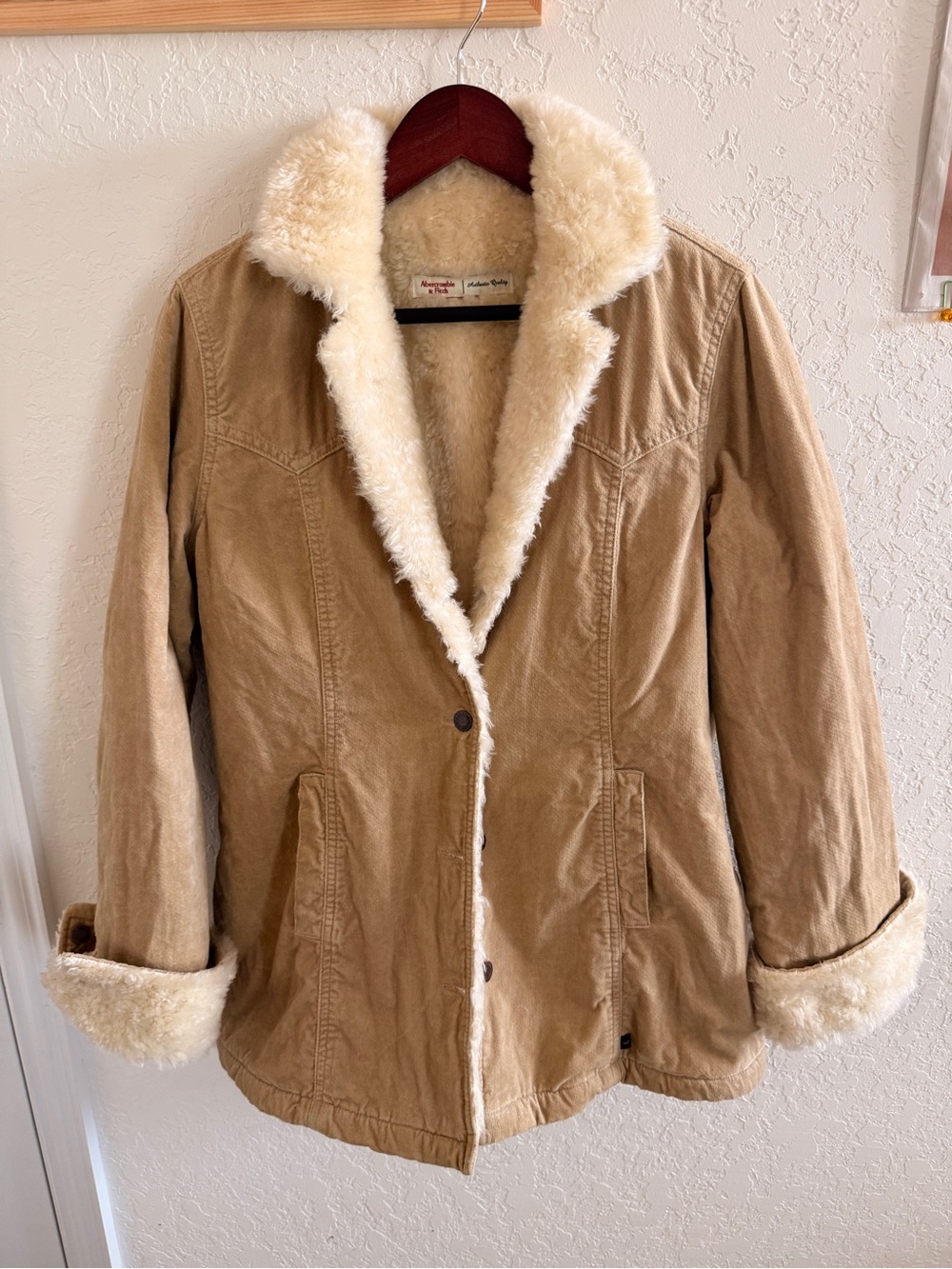 Abercrombie & Fitch Sherpa-lined Jacket